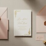 freepik premium flatlay of elegant invitation cards and ma 53720
