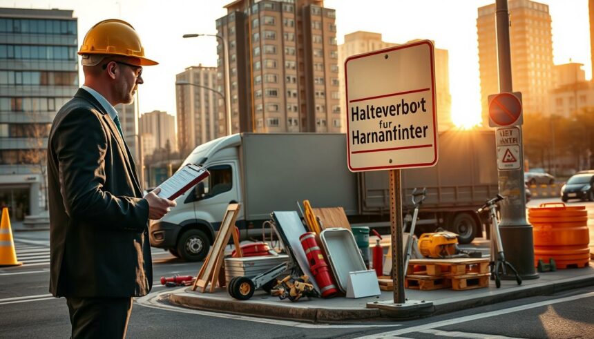 Halteverbot für Handwerker – unkompliziert beantragen