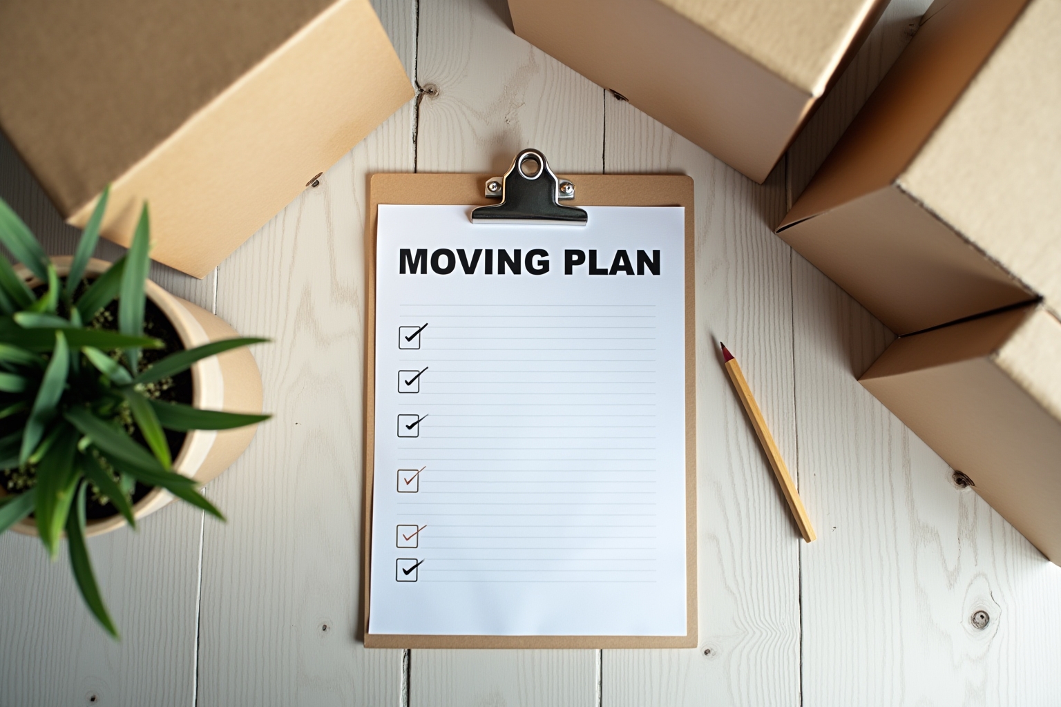 Umzug planen: Die wichtigsten Schritte im Überblick
